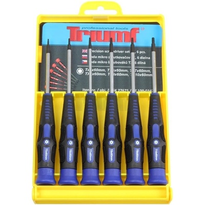 Šroubováky Torx T5 - T10, délka 60 mm, sada 6 dílů Triumf 100-03425