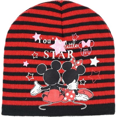 dívčí zimní čepice Minnie Mouse HS4045 červená