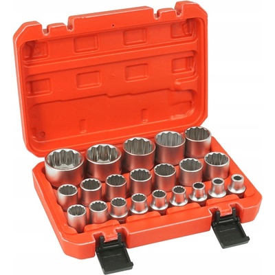 21 dielna sada nadstavcov 1/2´´ 8-36mm - 12 hran