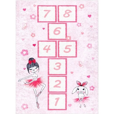 Dywany Łuszczów Junior 51828.802 Ballerina pink Růžová