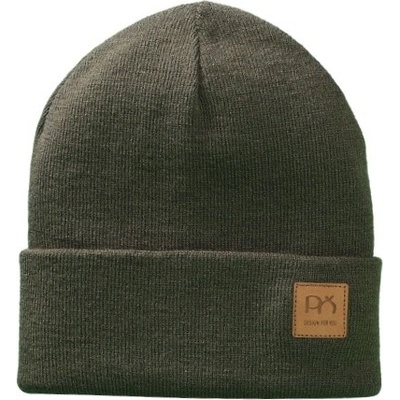 Pletex dvojitá pletená čepice P358 Olivová