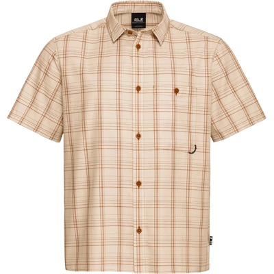 Jack Wolfskin Мъжка риза с копчета Jack Wolfskin Hot Trail Shirt - Check Autumn Leaves - размер XXL (033-3066-0115)