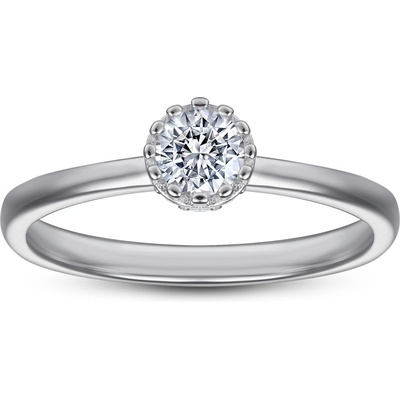 Lunica Stříbrný zásnubní prstýnek JEMNOST 0606 6