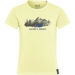 Jack Wolfskin Детска спортна тениска Jack Wolfskin Kid's Hiking Graphic T-Shirt Sport shirt - Print Daisy - размер 104 (EU) (704-5895-0111)