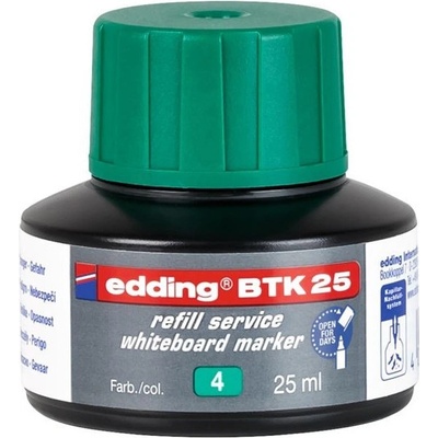 Inkoust tabulový BTK 25 pro popisovače Edding e363 zelená 25 ml