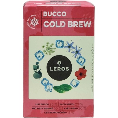 LEROS PRAHA LEROS Bucco Cold Brew nový 20 x 1,5 g