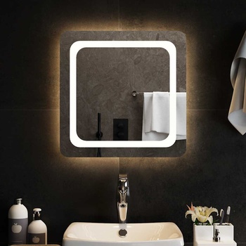 vidaXL LED огледало за баня, 50x50 см (151777)