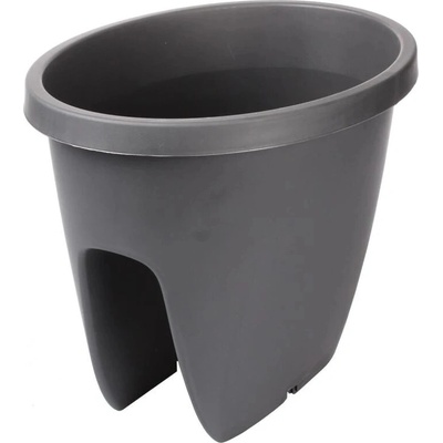 PLASTKON balkónový květináč OVI 60 cm antracit