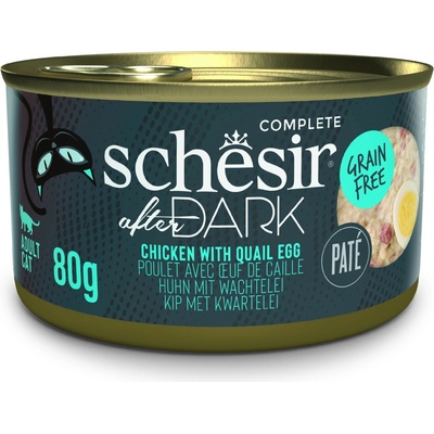 Schesir Cat After Dark Paté kuře/vejce 80 g