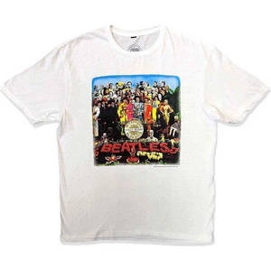 The Beatles Vintage Sgt Pepper (Back Print) White XL Риза (BEATTEE08MW04)