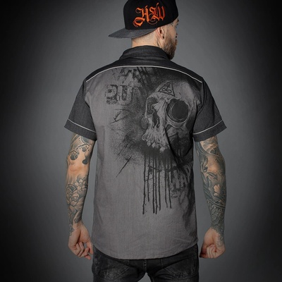 HYRAW мъжка риза hyraw - skull worker - f23-m11