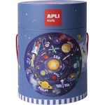 APLI Пъзел, кръгъл, 48 части, APLI Kids "Кръгъл пъзел", звездна система 18200 (18200)
