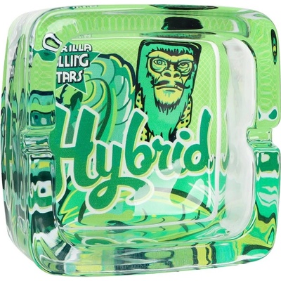 Gorilla Rolling stars Shatter Resistant Glass Ashtray 93 x 93 x 42 mm Square – Zboží Dáma