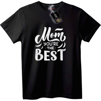 NOONEBRAND Тениска Мамо, ти си най-добрата - 2XL, White