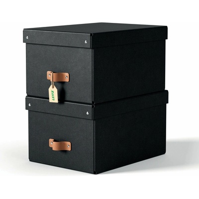 Leitz Puro úložný box A4 260 x 200 x 350 mm černý 2 ks – Zbozi.Blesk.cz
