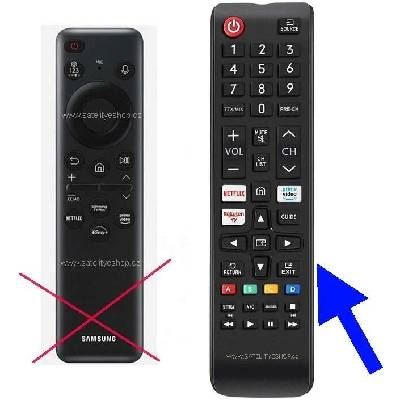 Samsung QE43Q7 náhradní dálkový ovladač tlačítkový