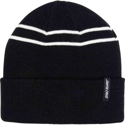 Santa Cruz Double Stripe Beanie Black