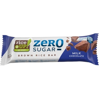 RiceUP! Brown Rice Bar Zero Sugar [18 грама] Млечен шоколад