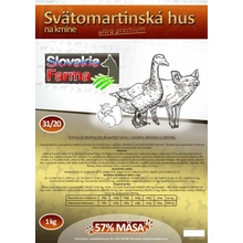 Slovakia Farma Svatomartinská husa 31/20 hypoalergenní 1 kg