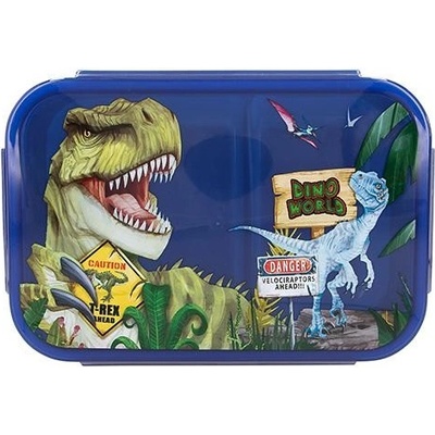 Dino World Svačinový box Danger dvě sekce – Zbozi.Blesk.cz