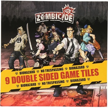 Cool Mini Or Not Zombicide: 9 Double Sided Game Tiles