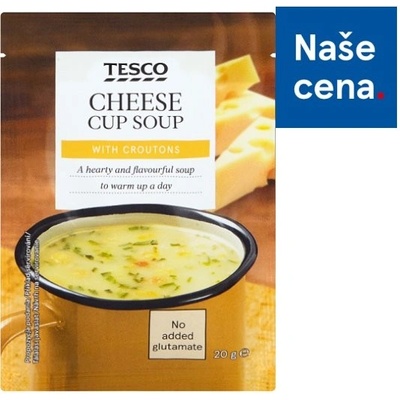 Tesco Instantní sýrová polévka krutony 20 g