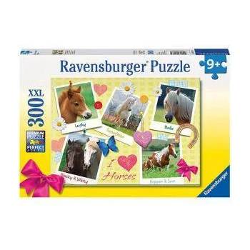 Ravensburger Детски пъзел 300 части - Аз обичам конете - Ravensburger, 700950