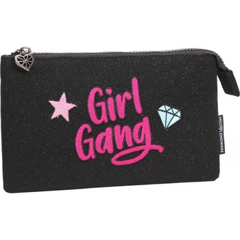Miss Lemonade Несесер Miss Lemonade - Girl Gang, Черен (DKT64637)