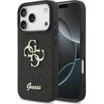 GUESS Калъф Guess Fixed Glitter Big 4G (GUHCP18XHG4SGK) - iPhone 18 Pro - Черен