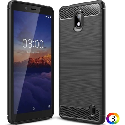 Nokia 1 Plus Carbon Fiber Калъф и Протектор