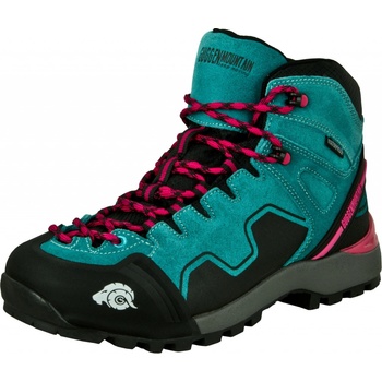 Guggen Mountain dámské turistické vysoké kožené boty PM021