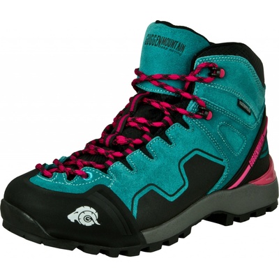 Guggen Mountain dámské turistické vysoké kožené boty PM021