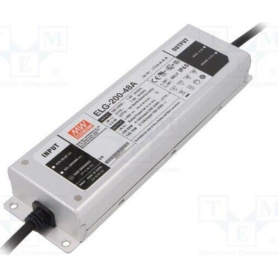 MEAN WELL ELG-200-48A Napájecí zdroj: spínaný; LED; 200W; 48VDC; 2,08÷4,16A; 100÷305VAC