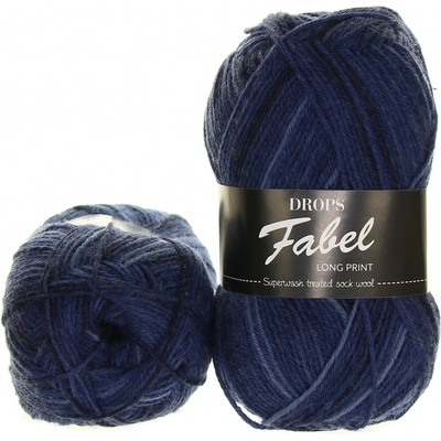 Drops Fabel long print 917