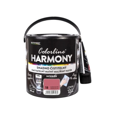 KITTFORT Colorline HARMONY 2,5 l korálová červeň matná