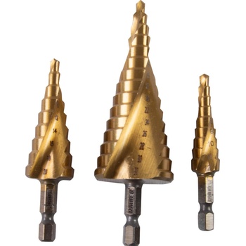 Image 1 of Raider К-Т СВРЕДЛА ЗА ЛАМАРИНА СТЪПАЛОВИДНИ ф4-12.4-20.4-32мм (150685)