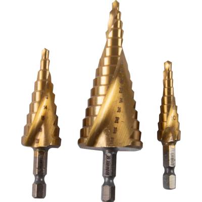 К-Т СВРЕДЛА ЗА ЛАМАРИНА СТЪПАЛОВИДНИ ф4-12.4-20.4-32мм (150685)