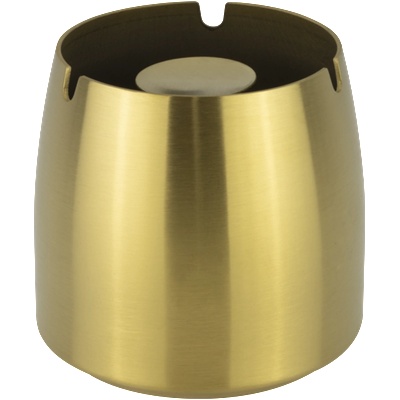 Horecano - Метален ветроустойчив пепелник ф7, 5xh8, 5см GOLD CHARM-(HC-931273) (243179-1) (01931273)