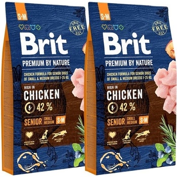 BRIT Premium By Nature Senior Small Medium S + M 16 kg