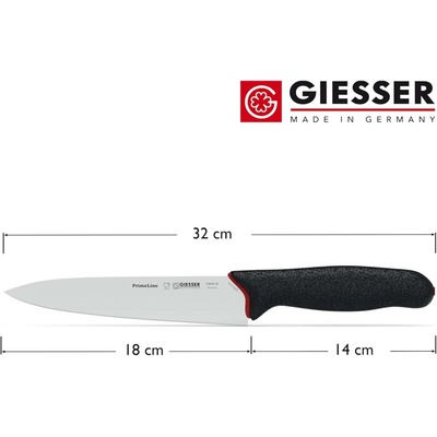 GIESSER Готварски нож за филетиране, серия PrimeLine, острие 18см, неръждаема стомана, GIE. 217365.18 (GIE.217365.18)