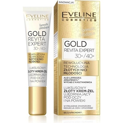 Eveline Cosmetics Gold Revita Expert 30 + / 40 + luxusné zlatý krém-gél na oči 15 ml