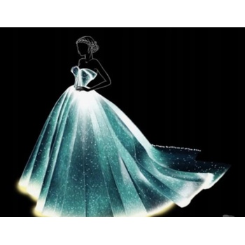 Norimpex - Puzzle Diamant painting: Princess 30x40cm - 1 - 39 piese