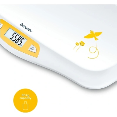 Beurer BY 80 Baby scale, 20 kg loading, LCD display, hold function (95605)