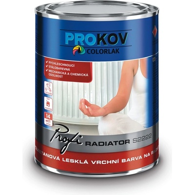 Colorlak Profi RADIATOR S 2222 Bílá 3,5L alkyduretanová lesklý vrchní barva na radiátory