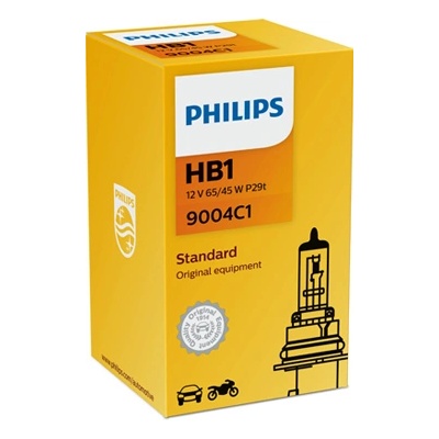 Philips Крушка, фар за дълги светлини philips hb1, 12v, 65/45w, 1 бр