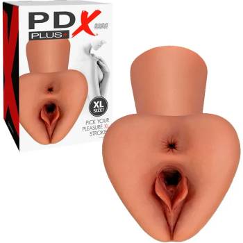 Image 1 of Мастурбатор от кибер кожа, вагина и анус - Pick Your Pleasure XL Brown (PIPERD62529)