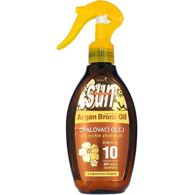 Vivaco SUN Argan Oil слънцезащитно масло с арганово масло SPF 10 200 мл
