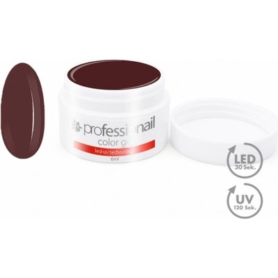 Professionail Barevný UV-LED gel MARSALA Červená 5 ml