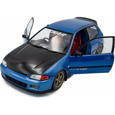 SOLIDO HONDA CIVIC EG6 SOLIDO WORKS COBALT BLUE 1:18