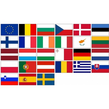 Komplet vlajek států EU